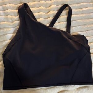 Lululemon- Black Asymmetrical Sports Bra/ Tank Top